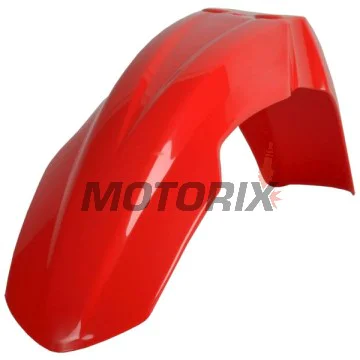 Přední Supermoto blatník -POLISPORT- červený, HONDA CR, CRF 125/250/450 2004-2009