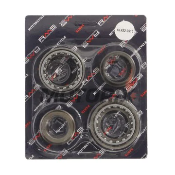 Sada ložisek přední části -RMS- Aprilia SR 125 2012-2015, Gilera Nexus 125 2008, 2010, Gilera Nexus 300 2008-2010, Piaggio X-Evo 125/250 2007-2016, Piaggio X-Evo 400 2007-2011, Piaggio X7 125 2008-2010