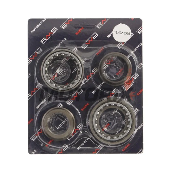 Sada ložisek přední části -RMS- Aprilia SR 125 2012-2015, Gilera Nexus 125 2008, 2010, Gilera Nexus 300 2008-2010, Piaggio X-Evo 125/250 2007-2016, Piaggio X-Evo 400 2007-2011, Piaggio X7 125 2008-2010