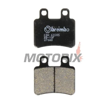 Brzdové destičky -BREMBO- 07048CC, Derbi Boulevard 125, Cross City 125, Senda 125, Terra 125 (2003-2008), Italjet Jet Set, Millenium 100-150 (2001-2003), Peugeot Elyseo 125, 150, Elystar 50, Satelis 125, 250, 600 (2000-2007)