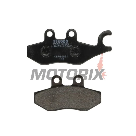 Brzdové destičky -FERODO- FDB2142AG, Aprilia SR, Sportcity; Derbi Boulevard; Vespa/Piaggio 946, Beverly, Carnaby, Fly, GT, GTS, GTV, Granturismo, Hexagon, Liberty, MP3, Primavera, Skipper, Sprint, Typhoon, X7, X8, X9, X10 (2000-2017)