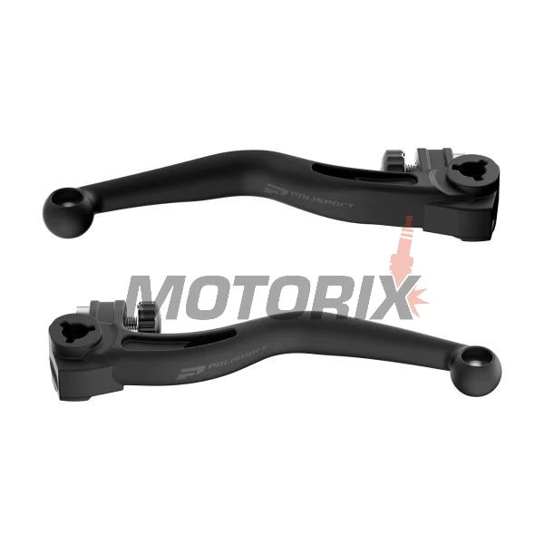 Sada páček -POLISPORT- černý, non-breakable, GAS GAS EX, MC; HUSQVARNA FC, FE, TC, TE, TX, FX; KTM EXC, EXC-F, SX, SX-F, XC, XC-F, XCF-W, XC-W; SHERCO SE 50-630 2014-2026