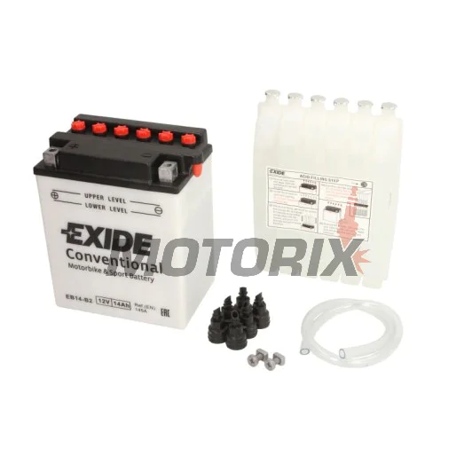 Akumulátor -EXIDE- YB14-B2, 14Ah 12V