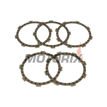 Sada spojkových lamel -TRW- MCC403-5, Beta RR, CH Racing WSM/WXE, Malaguti X3M, Rieju RS/MRX/SMX/Tango, Scorpa SY, Yamaha DT/TT-R/XT/YBR/YFB/YFM/YZ 50-250 (1980-2013)