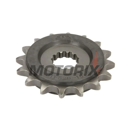Přední pastorek -JT- JTF520,16RB, 16 zubů, s gumový tlumič, Cagiva Navigator 1000 2001-2005, Raptor 650 2001-2007, V-Raptor 650 2001-2007, Hyosung Comet 650 2006, 2010, GT 650 2004-2012, Kawasaki W 650 1999-2006, ZR 750 1991-1994, ZR-7 750 1999-2004