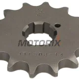 Přední pastorek -JT- JTF508,14, 14 zubů, Cagiva Ala Rossa 350 1983-1984, Kawasaki H2A 750 1973, H2B 750 1974, H2C 750 1975, KH 400 1976-1978, KH 500 1974