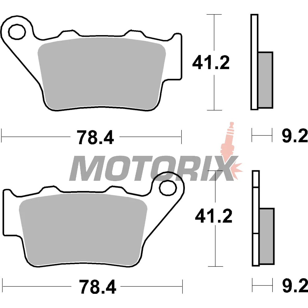 Brzdové destičky -BREMBO- 07BB02SP, BMW S1000RR (2016), KTM 890 Duke R (2020-2022)