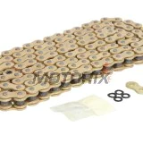 Řetěz -DID- 520ZVMXG&G-118, velikost 520, 118 článků, dvojité zesílený, zlatá