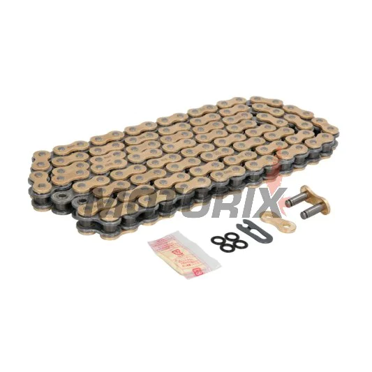 Řetěz -DID- 520VX3G&B-118FB, velikost 520, 118 článků, zesílený, zlatá/černá