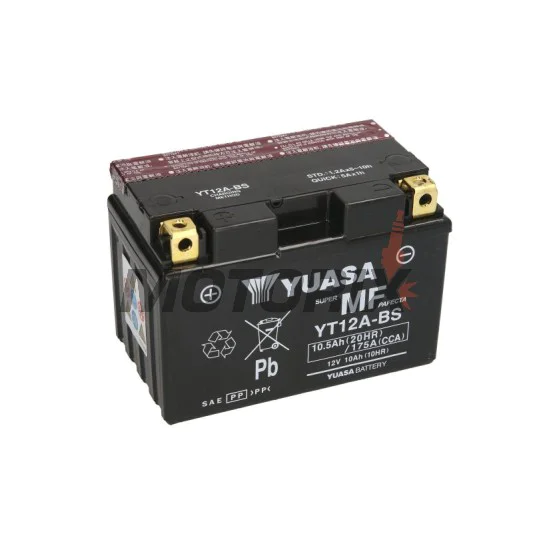 Akumulátor -YUASA- YT12A-BS, 11Ah 12V