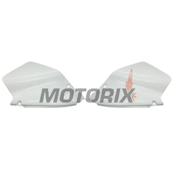 Zadní boční plasty -POLISPORT- bílé, YAMAHA YZ 125/250 1996-2001