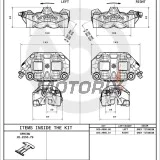 Brzdový třmen -BREMBO- Aprilia RSV4 1000/Tuono V4R, Ducati Monster 1200/Multistrada 1200/Panigale 1199-1299/xDiavel 1262, KTM Duke 690-1290/Super Duke/SMR 450, MV Agusta F4 1000RR, Triumph Scrambler 1200/Thruxton 1200 (2010-2022