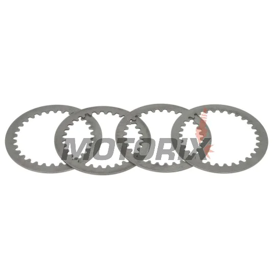 Sada ocelových spojkových lamel -TRW- MES345-4, Suzuki DR125S/SE (1982-2001), RM80/80X (1986-2001), RM85/85L (2002-2018)