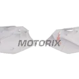 Zadní boční plasty -POLISPORT- bílé, KAWASAKI KX 250 2004-2005