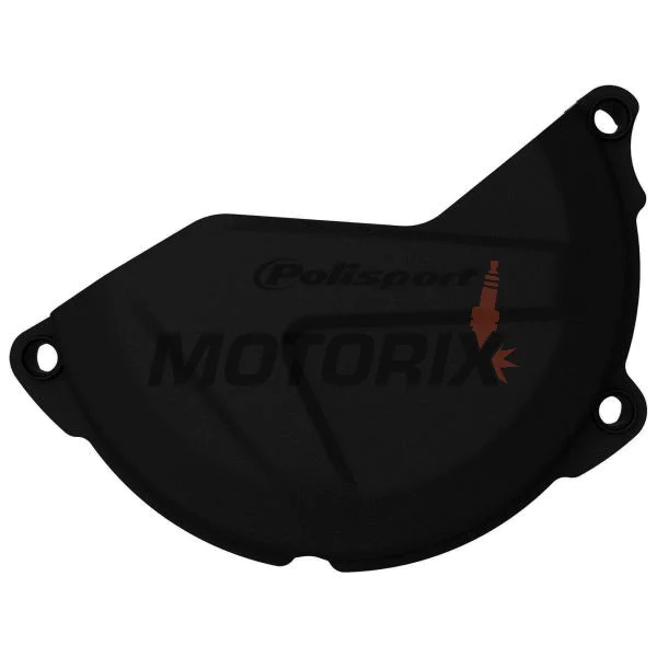 Chránič víka spojky -POLISPORT- černý, KAWASAKI KX 450 2016-2018