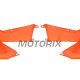 Přední boční plasty -POLISPORT- oranžové, KTM EXC, EXC-F, MXC, SX, SX-F, XC, XC-F 125-525 2005-2007
