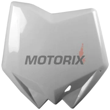 Motokrosová maska/tabulka startovního čísla -POLISPORT- bílá, HUSQVARNA CR, TC 125-510 2005-2011