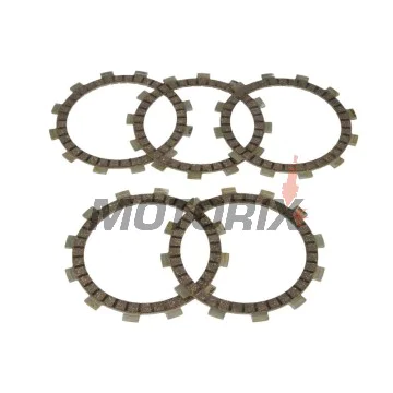 Sada spojkových lamel -TRW- MCC302-5, Hyosung GA/GF/GT/GV/RT/XRX 125 + Kawasaki KLX125 + Sachs X-Road/XTC 125 + Suzuki DR/DR-Z/GN/GZ/RG/RM/RV/TS/TSX/TU 50-125 (1973-2018)