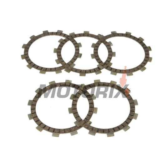 Sada spojkových lamel -TRW- MCC302-5, Hyosung GA/GF/GT/GV/RT/XRX 125 + Kawasaki KLX125 + Sachs X-Road/XTC 125 + Suzuki DR/DR-Z/GN/GZ/RG/RM/RV/TS/TSX/TU 50-125 (1973-2018)