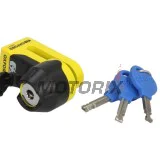 Zámek brzdového kotouče -OXFORD- Mini T 5.5mm, žlutý