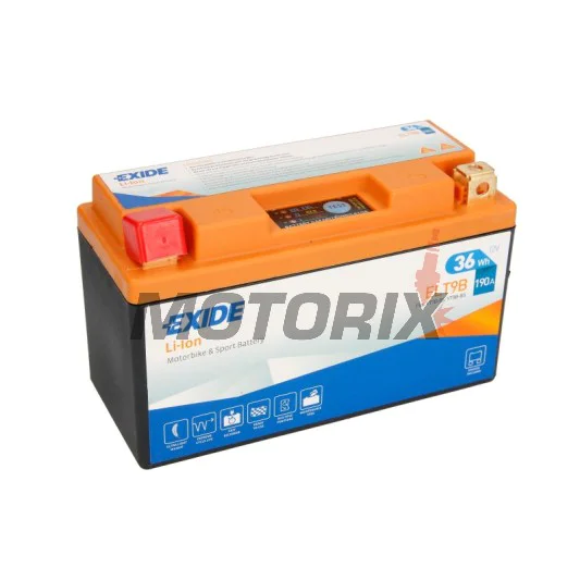 Akumulátor -EXIDE- ELT9B, 42Wh (3Ah), 12V, Lithium-ion